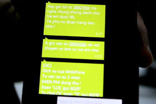 Tin nhắn rác tiếp tục gây rối 1