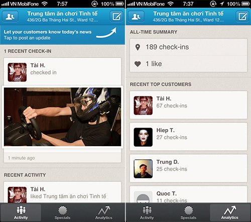 Foursquare ra mắt ứng dụng dành cho doanh nghiệp 1