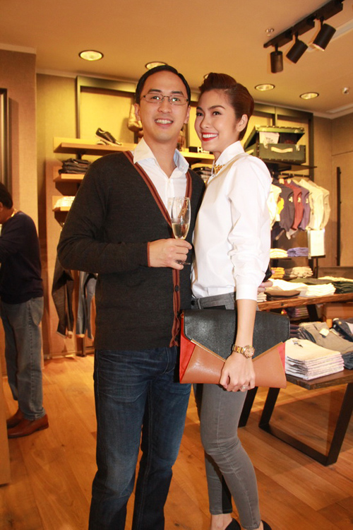 H&agrave; Tăng "đọ" style menswear với H&agrave; Hồ, Thanh Hằng 1