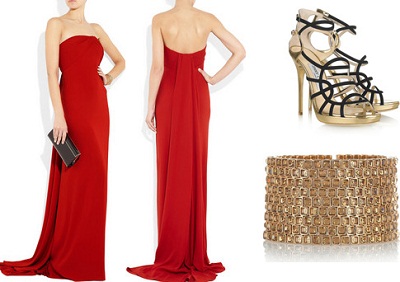 C&ugrave;ng sao Việt diện đầm đỏ rực s&aacute;ng tiệc cuối năm 7