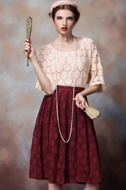 Xinh đẹp bất ngờ với v&aacute;y x&ograve;e cổ điển 3