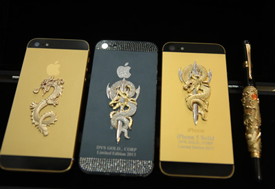 Chiêm ngưỡng iPhone 5 phiên bản rắn hổ chúa bằng vàng 3