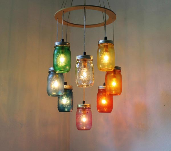 Tận dụng lọ đựng mứt cũ l&agrave;m đẹp nh&agrave; 7