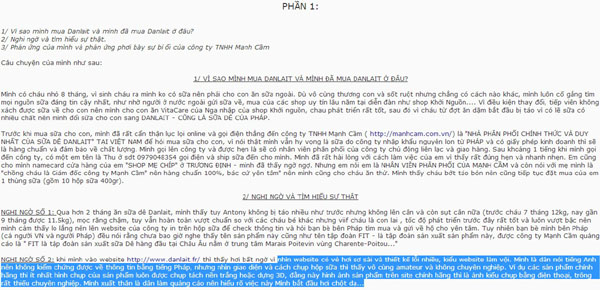 'Nghi &aacute;n' sữa d&ecirc; Ph&aacute;p Danlait giả xuất hiện ở Việt Nam 2