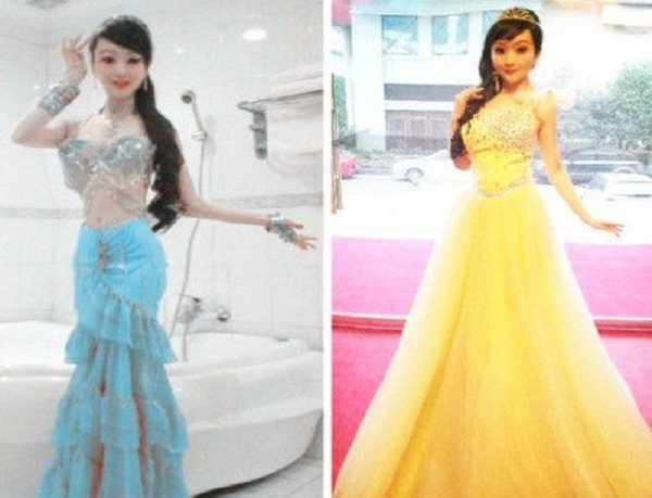 3 c&ocirc; g&aacute;i cằm nhọn hoắt, mắt to đ&ugrave;ng kỳ dị 7