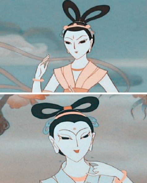 3 c&ocirc; g&aacute;i cằm nhọn hoắt, mắt to đ&ugrave;ng kỳ dị 6