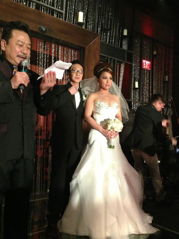 Bằng Kiều "khoe" ảnh cưới Minh Tuyết 2