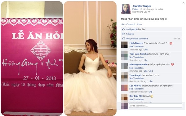 Lộ ảnh cưới, Hương Giang Idol sắp l&ecirc;n xe hoa? 2