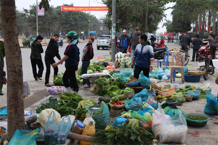 Kinh ho&agrave;ng gi&aacute; rau xanh ng&agrave;y Tết 6