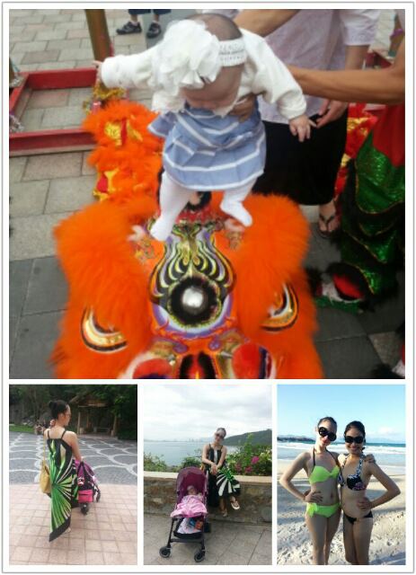 Linh Nga khoe ảnh con g&aacute;i đi chơi Tết 5