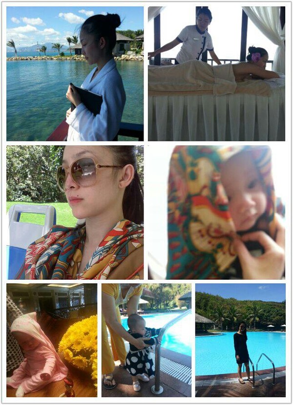 Linh Nga khoe ảnh con g&aacute;i đi chơi Tết 4