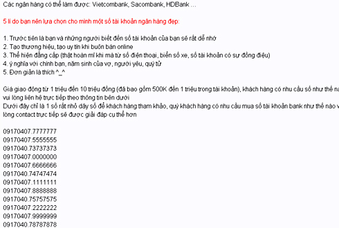 Rao b&aacute;n t&agrave;i khoản ng&acirc;n h&agrave;ng 'độc' l&agrave;m qu&agrave; Tết 1