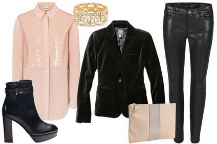 3 c&aacute;ch "l&agrave;m mới" vest nhung cổ điển 2