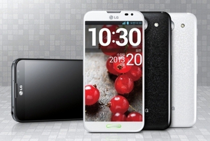 LG ra mắt điện thoại 'khủng' hơn Galaxy Note II 1