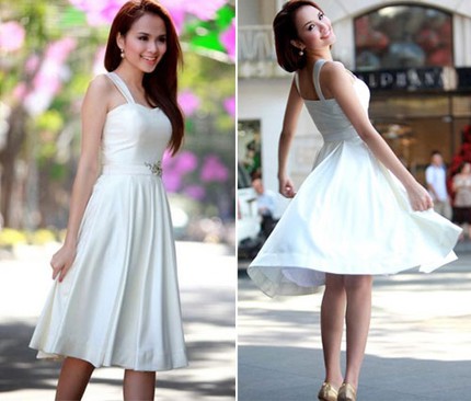 Mỹ nhân Việt diện váy trắng xinh như công chúa 5