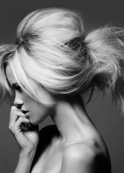 Tạo kiểu thật phong c&aacute;ch với t&oacute;c xơ rối 4