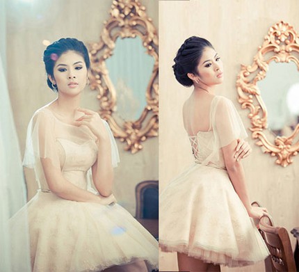 Mỹ nhân Việt diện váy trắng xinh như công chúa 6