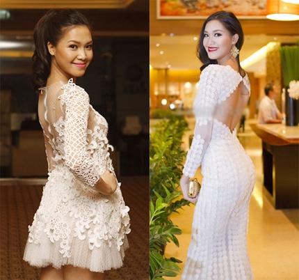 Sao đẹp tinh kh&ocirc;i với ren trắng 9