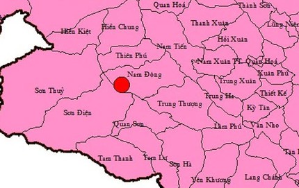 Động đất 3 độ richter tại Thanh Hóa 2