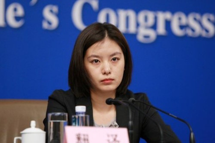 Cô phiên dịch hot ở quốc hội Trung Quốc 6