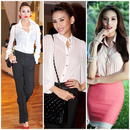 Top 10 sao Việt diện sơ mi đẹp nhất 17