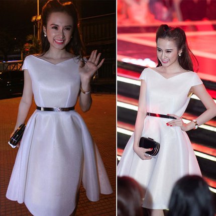 Mỹ nhân Việt diện váy trắng xinh như công chúa 1