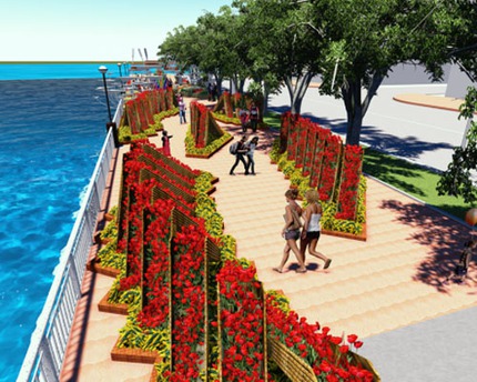 L&agrave;m đường hoa xu&acirc;n 17 tỷ đồng biểu tượng rắn 7