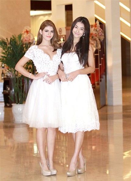 Mỹ nhân Việt diện váy trắng xinh như công chúa 9