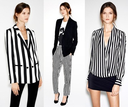Áo kẻ Zara làm "điêu đứng" chân dài Việt 12