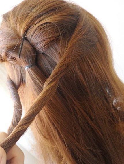 T&oacute;c cuộn đẹp v&agrave; đơn giản cho bạn g&aacute;i 6